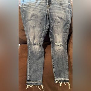 Gap 12/31 True Skinny high rise ankle jeans